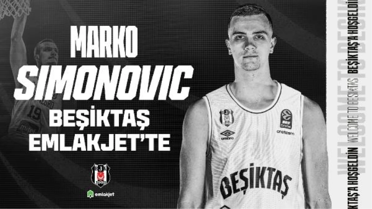 Beşiktaş Emlakjet Erkek Basketbol Takımı, Marko Simonovic\'i kadrosuna kattı