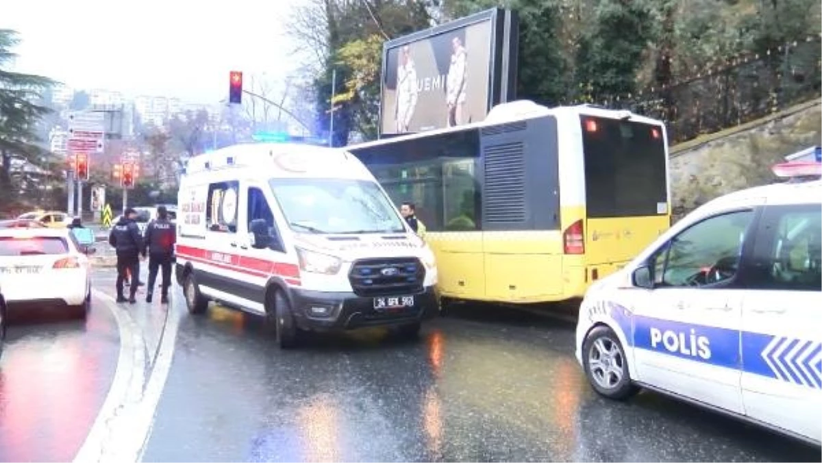 Sarıyer\'de İETT otobüsü kaza yaptı: 2 yaralı