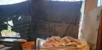 Site otoparkını kasaba çevirmişler! 1,5 ton et ele geçirildi 