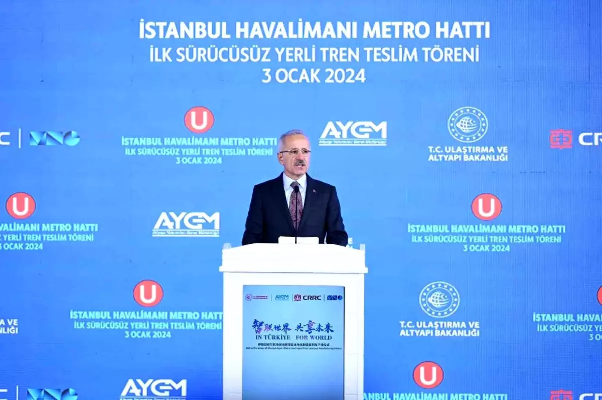 Ulaştırma ve Altyapı Bakanı Abdulkadir Uraloğlu: Metro setlerinde yerlilik oranı yüzde 60