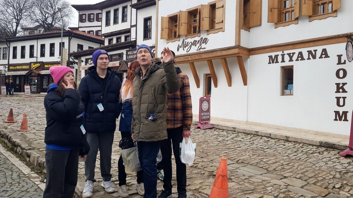 UNESCO Dünya Miras Listesindeki Safranbolu\'yu Yeni Yılda İlk Ziyaret Edenler Ruslar Oldu