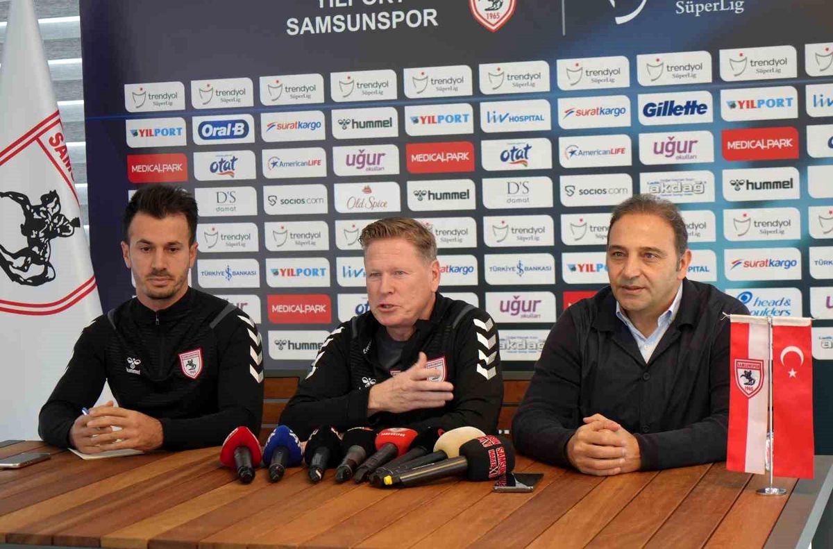 Samsunspor Teknik Direktörü Markus Gisdol: Oynadığımız her maçtan puan ya da puanlar çıkarmamız lazım