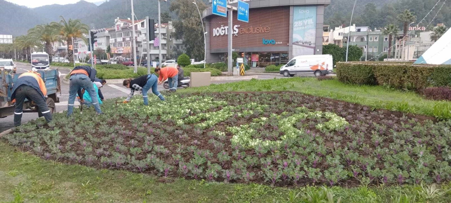 Marmaris Belediyesi Park ve Bahçeler Müdürlüğü Çalışmalarına Devam Ediyor