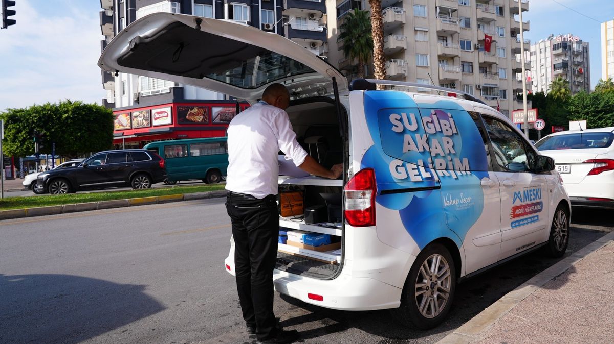 MESKİ, mobil hizmet aracıyla abonelik hizmeti sunuyor