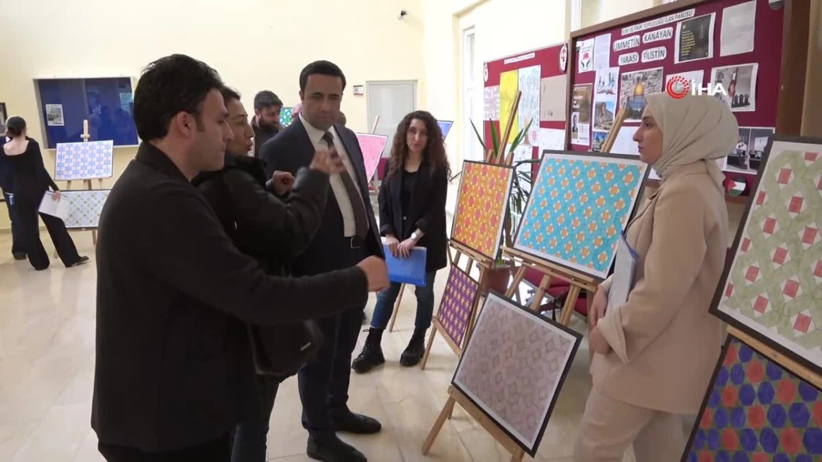 Muş\'ta \'İslami Geometrik Süslemeler\' sergisi açıldı