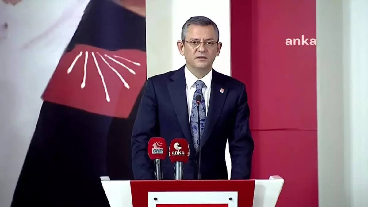 Özgür Özel: "Tbmm\'yi, İradesine Karşı Yapılan Darbe Girişimi İçin Olağanüstü Toplantıya Çağırıyoruz.