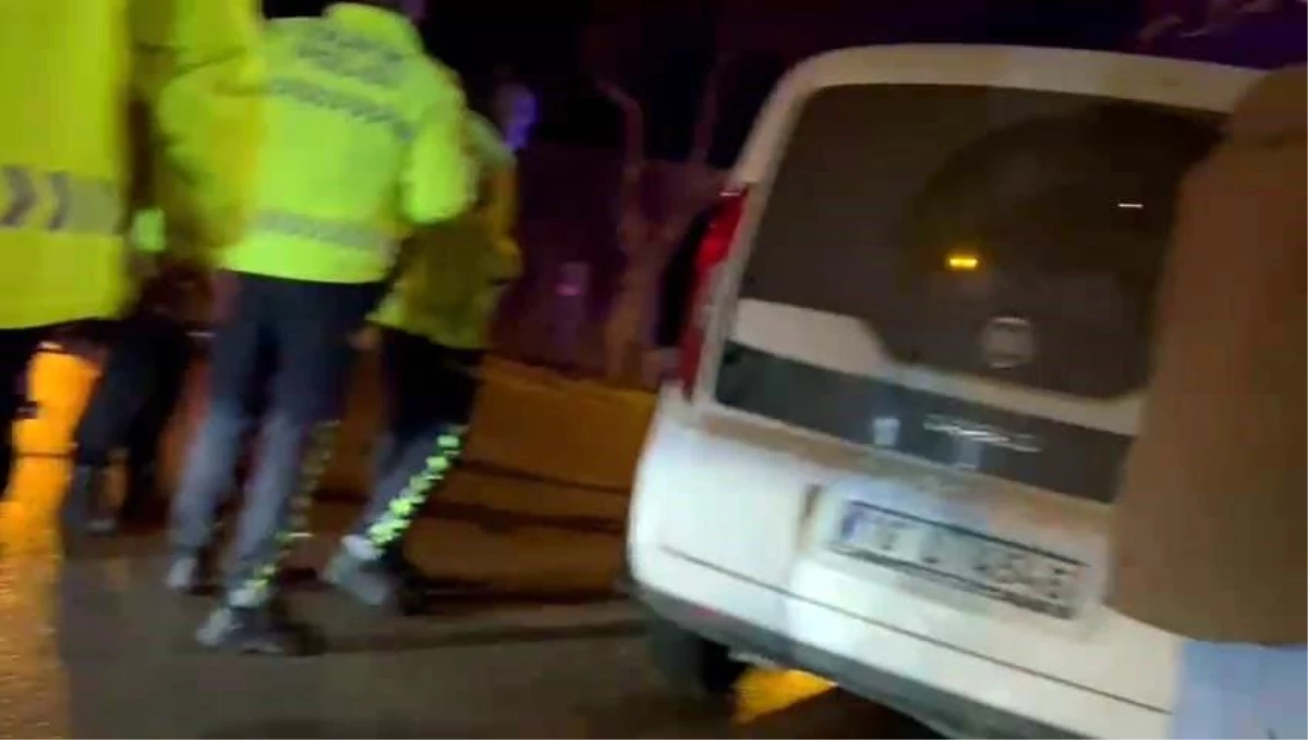 İnegöl\'de alkollü sürücü polise saldırdı, tutuklandı