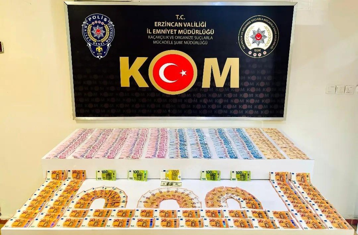 Erzincan\'da Sahte Para Operasyonu: 3 Kişi Yakalandı