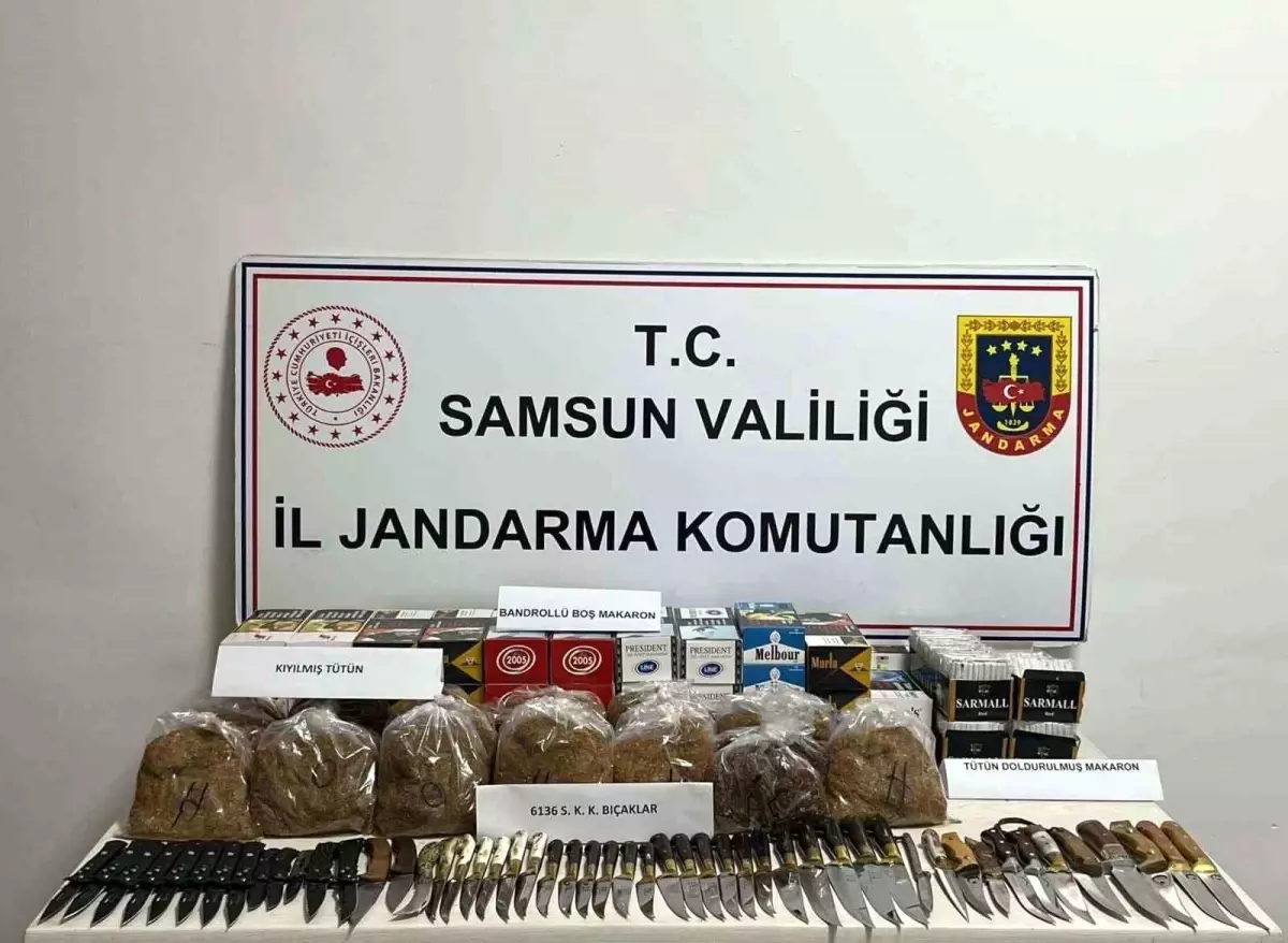 Samsun\'da Jandarma Ekipleri 736 Aranan Şahsı Yakaladı ve Uyuşturucu Madde Ele Geçirdi