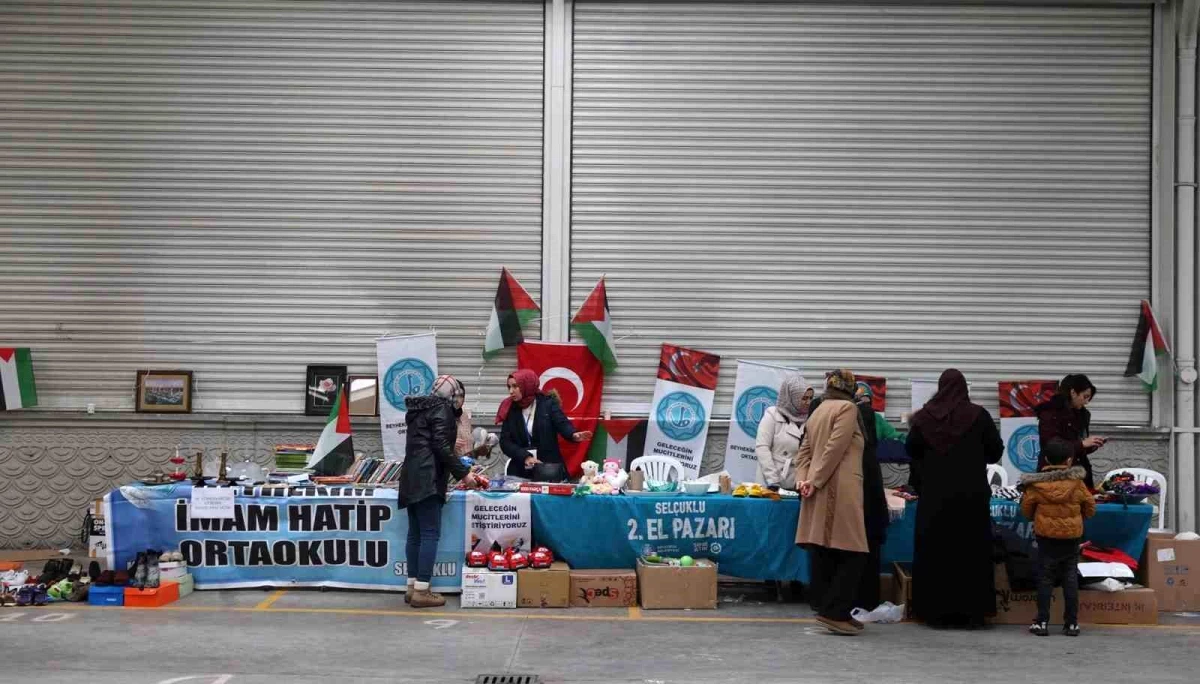 Selçuklu 2. El Pazarı Vatandaşlardan Yoğun İlgi Gördü