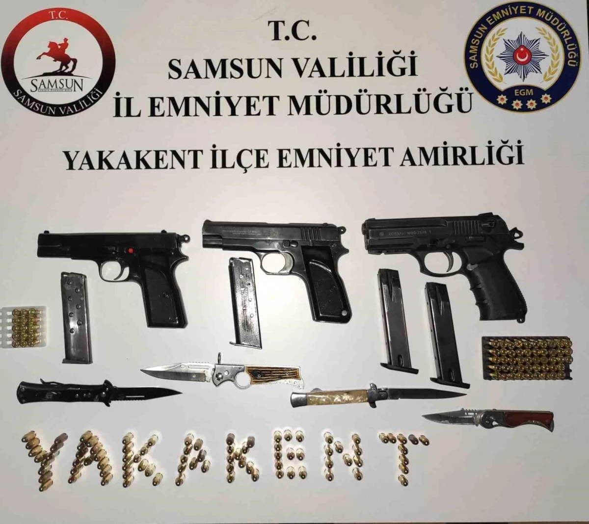 Samsun\'da silah kaçakçılığı şüphelisi kahvehanede yakalandı