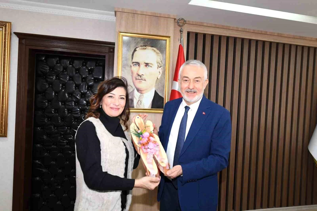 SDÜ Hay-KOR, Isparta Belediye Başkanı Şükrü Başdeğirmen\'i Ziyaret Etti