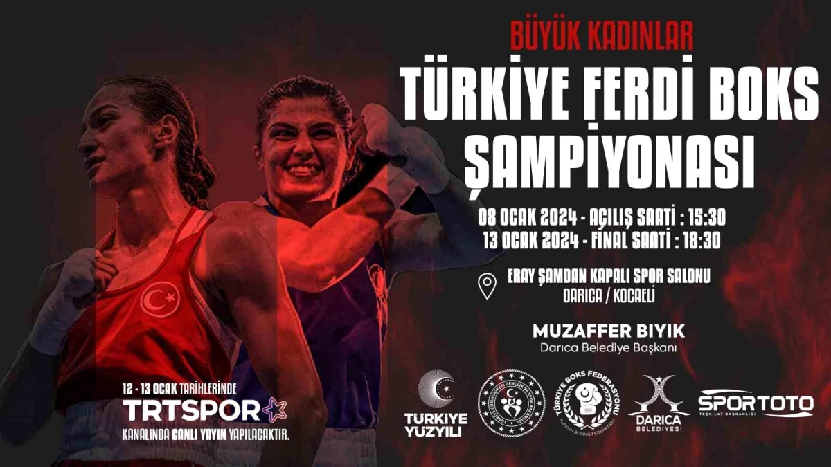 Darıca\'da Türkiye Büyük Kadınlar Boks Şampiyonası düzenlenecek