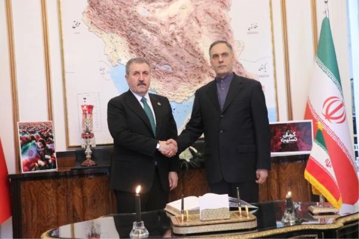 BBP Genel Başkanı Mustafa Destici, İran Büyükelçisi\'ni ziyaret etti