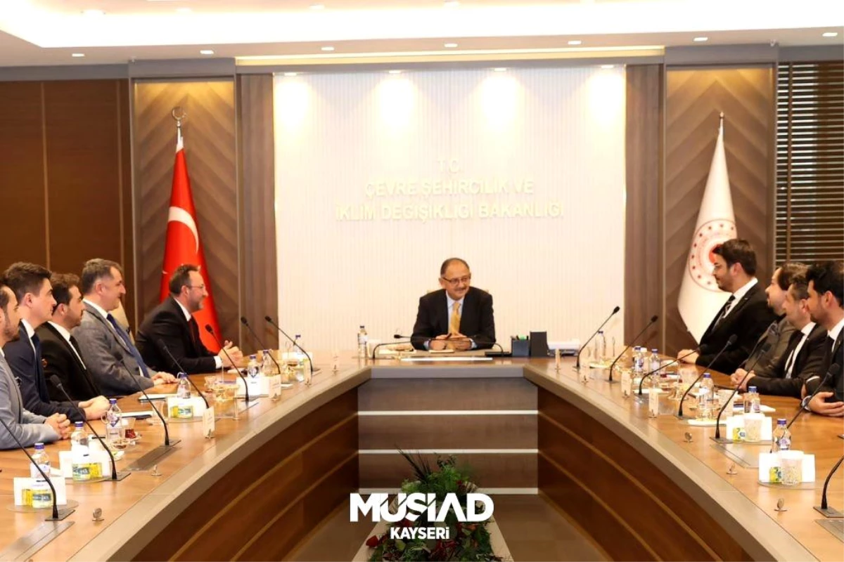 MÜSİAD Kayseri Yönetim Kurulu Başkanı Ferhat Akmermer ve heyeti Ankara\'ya ziyaret gerçekleştirdi