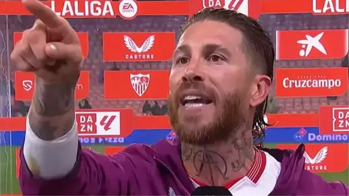 Sergio Ramos\'un çıldırdığı anlar: Çenenizi kapatın 