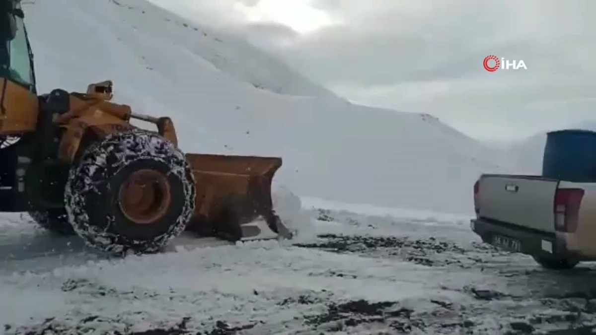 Siirt\'te kar nedeniyle kapanan köy yolları ulaşıma açıldı