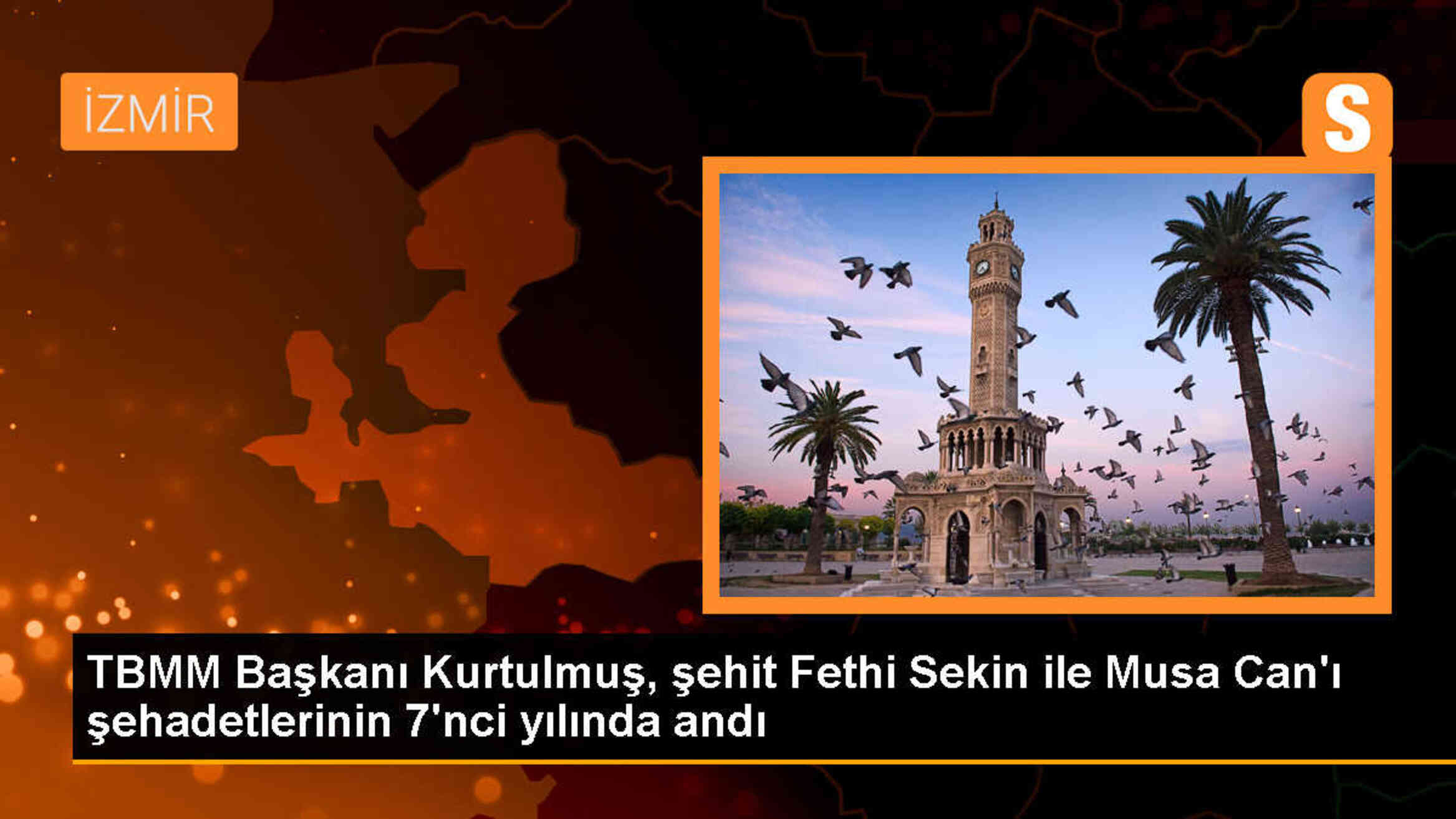 TBMM Başkanı Numan Kurtulmuş, İzmir\'de şehit düşen polis memuru Fethi Sekin ve adliye personeli Musa Can\'ı anma mesajı paylaştı