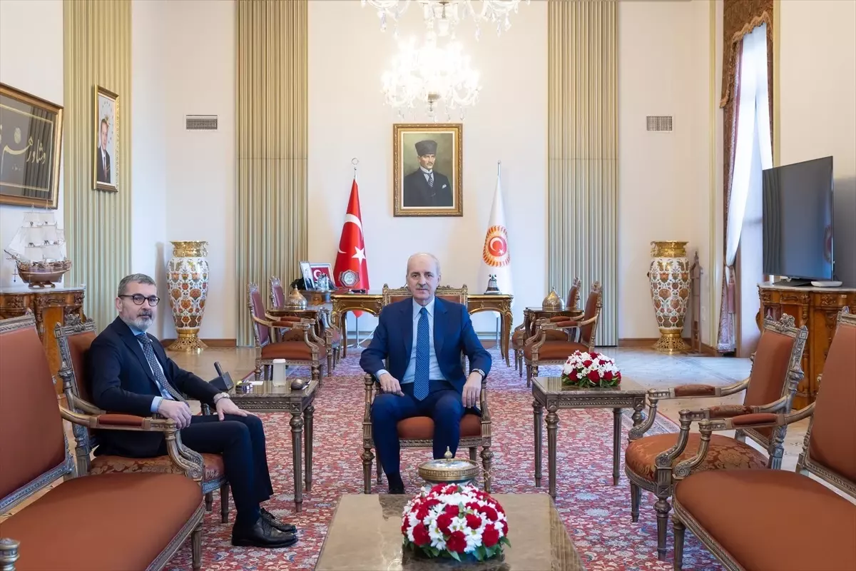 TBMM Başkanı Numan Kurtulmuş, TİHEK Başkanı Muharrem Kılıç\'ı kabul etti