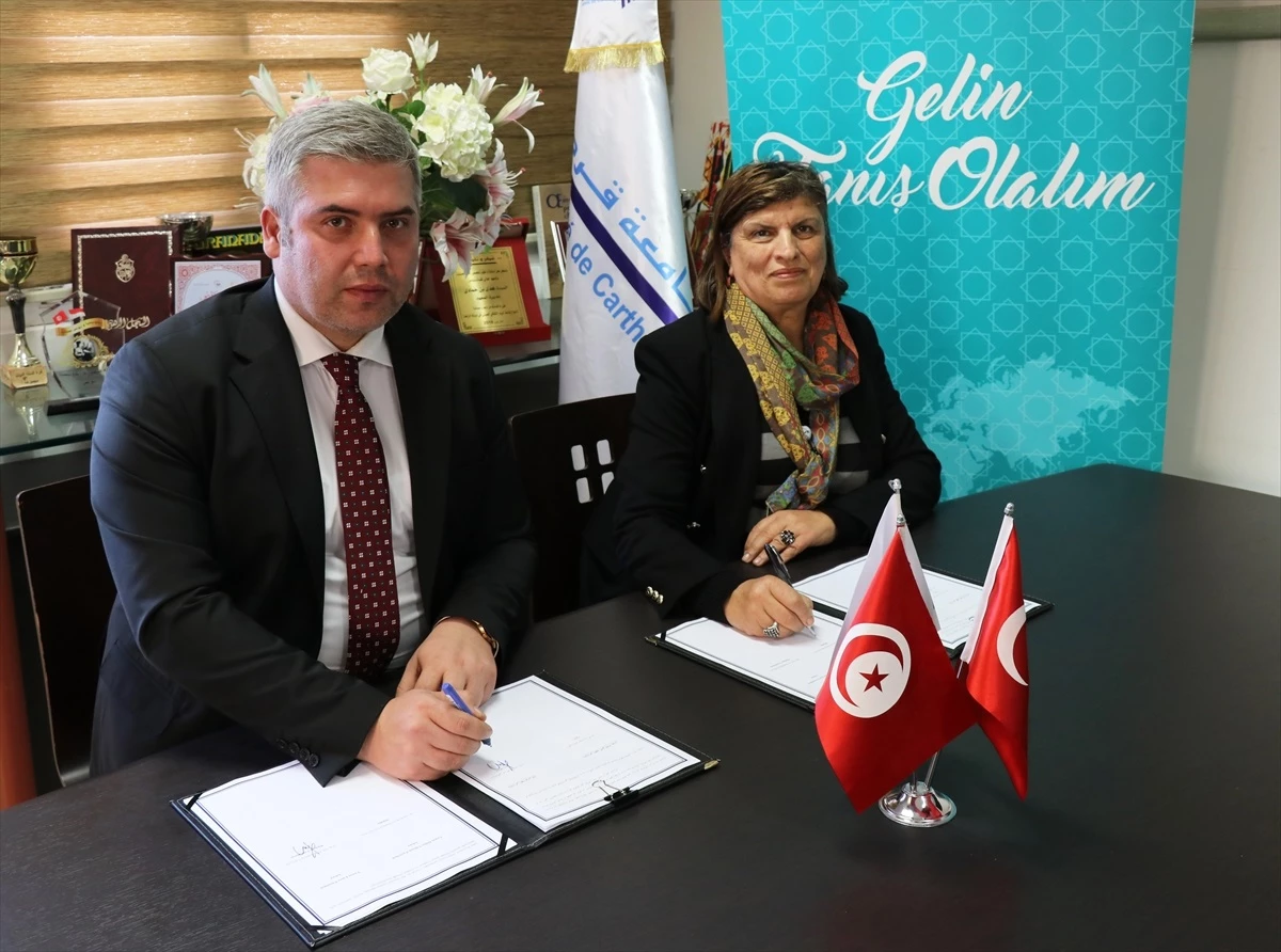 Yunus Emre Enstitüsü ile Tunus Kartaca Üniversitesi arasında işbirliği protokolü imzalandı