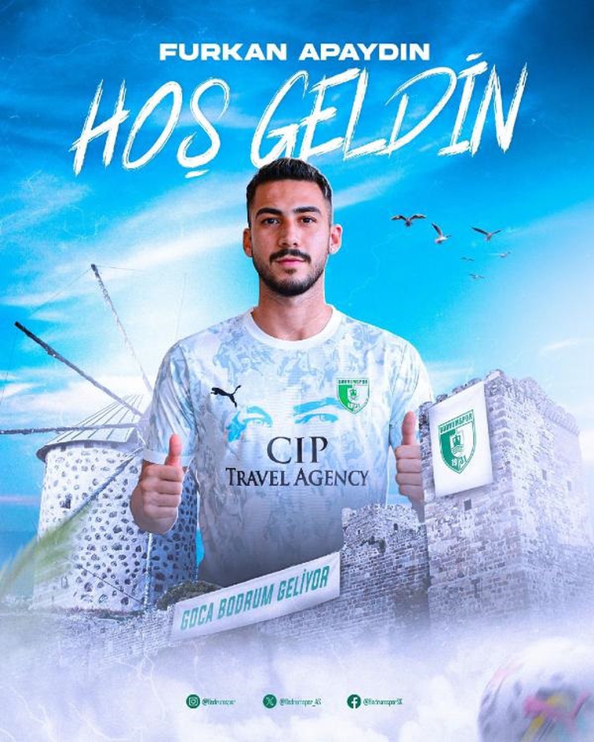 Bodrum FK, Nazilli Belediyesporlu Furkan Apaydın\'ı transfer etti