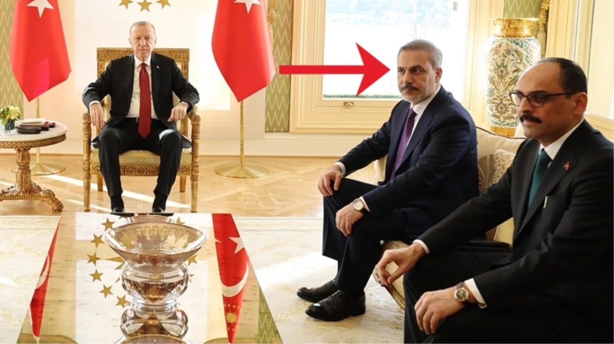 Cumhurbaşkanı Erdoğan\'la Blinken\'in buluşmasına Bakan Fidan\'ın bakışları damga vurdu