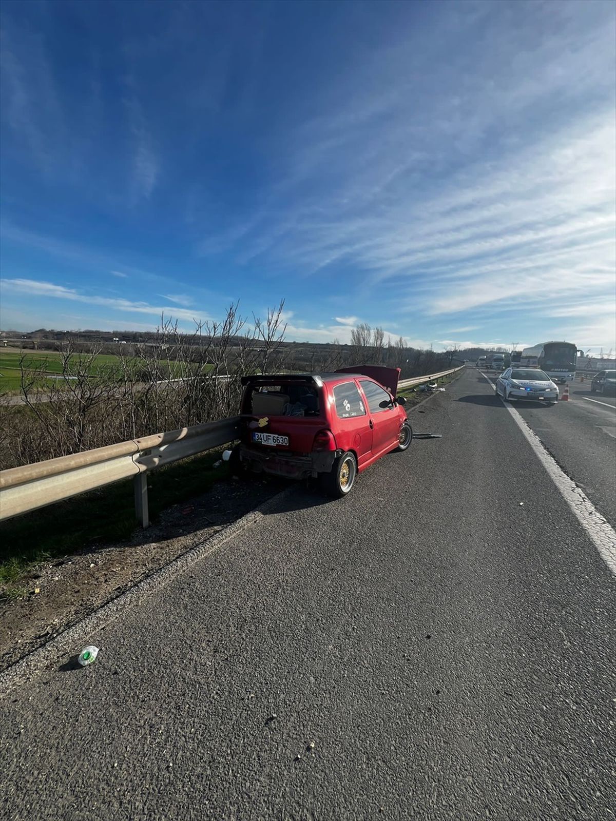 Tekirdağ Ergene\'de 3 Otomobilin Karıştığı Kazada 3 Kişi Yaralandı