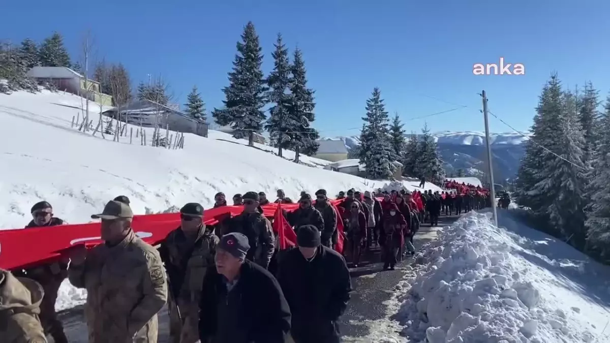 Trabzon\'da Sarıkamış Şehitleri Anma Yürüyüşü Düzenlendi