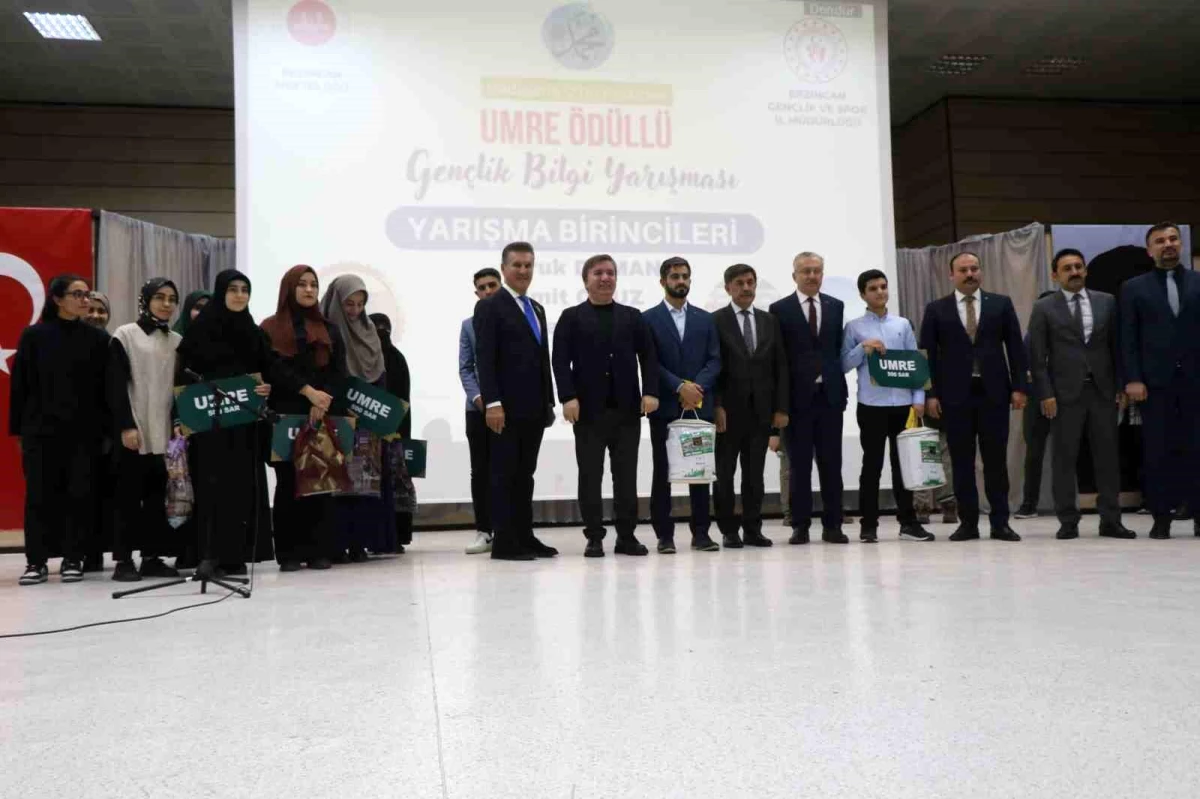 Erzincan\'da Gençlik Bilgi Yarışması Ödül Töreni Gerçekleşti