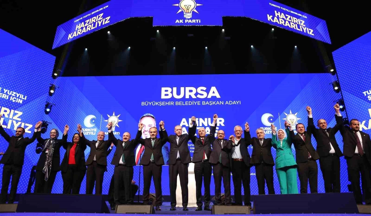 Cumhurbaşkanı Erdoğan, Bursa Büyükşehir Belediye Başkan adayının Alinur Aktaş olduğunu açıkladı