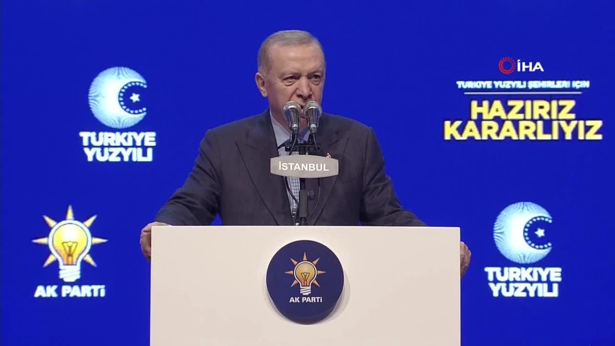 Cumhurbaşkanı Erdoğan: "Keyfini değil kentini düşünen, bahane üreten değil hizmet üreten adaylarla halkımızın karşısına çıkıyoruz"