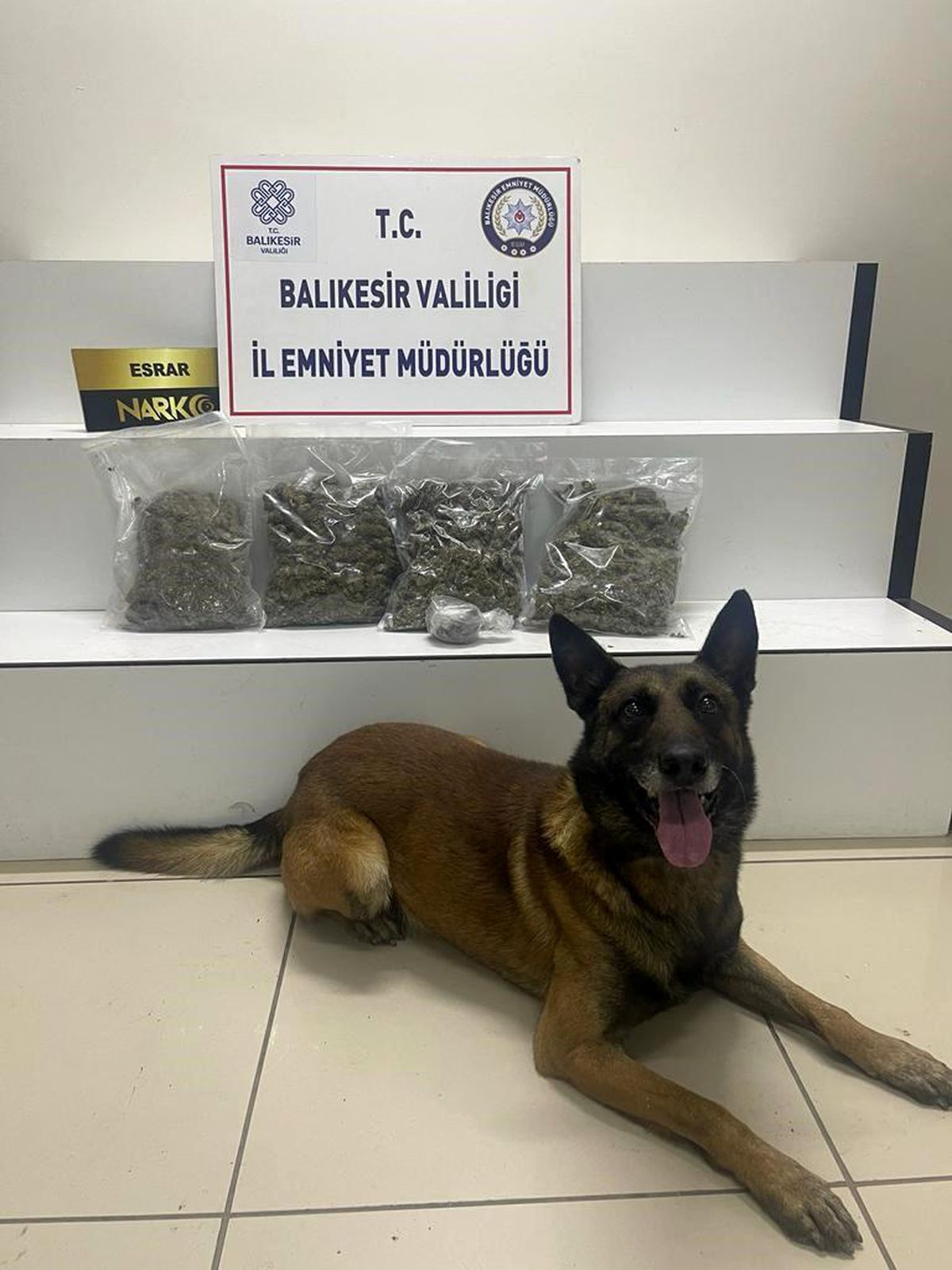Edremit\'te yapılan operasyonda 2 kilo 118 gram uyuşturucu ele geçirildi
