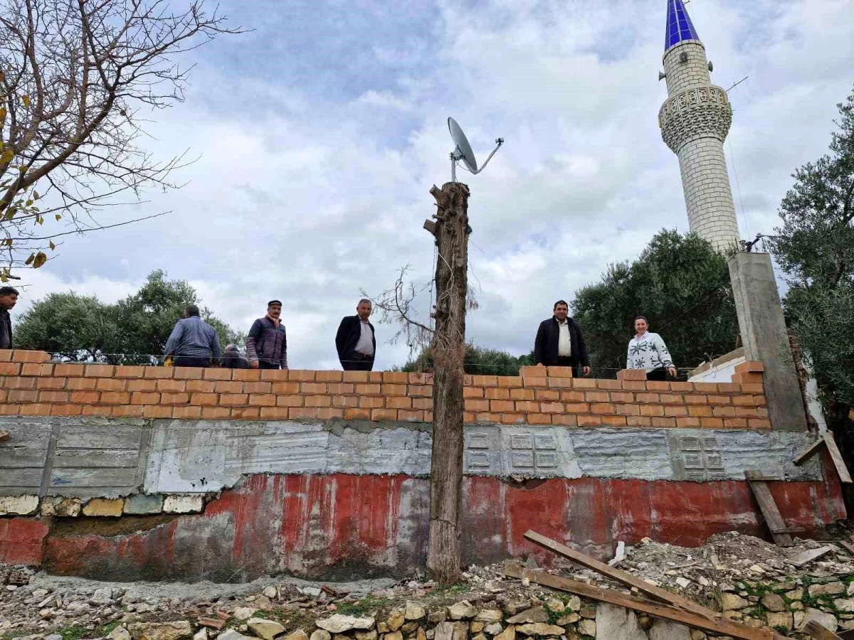 Aydın\'da afet sonrası yıkılan imam lojmanı yeniden yapılıyor