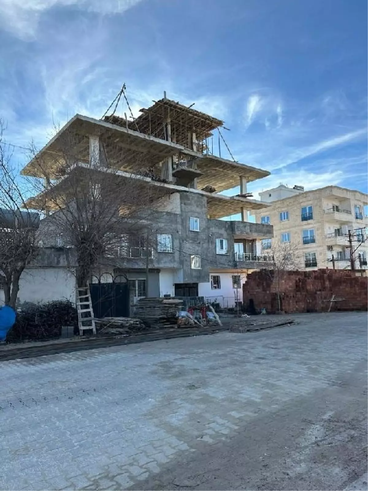 Midyat'ta inşaat kazası: Bir kişi hayatını kaybetti