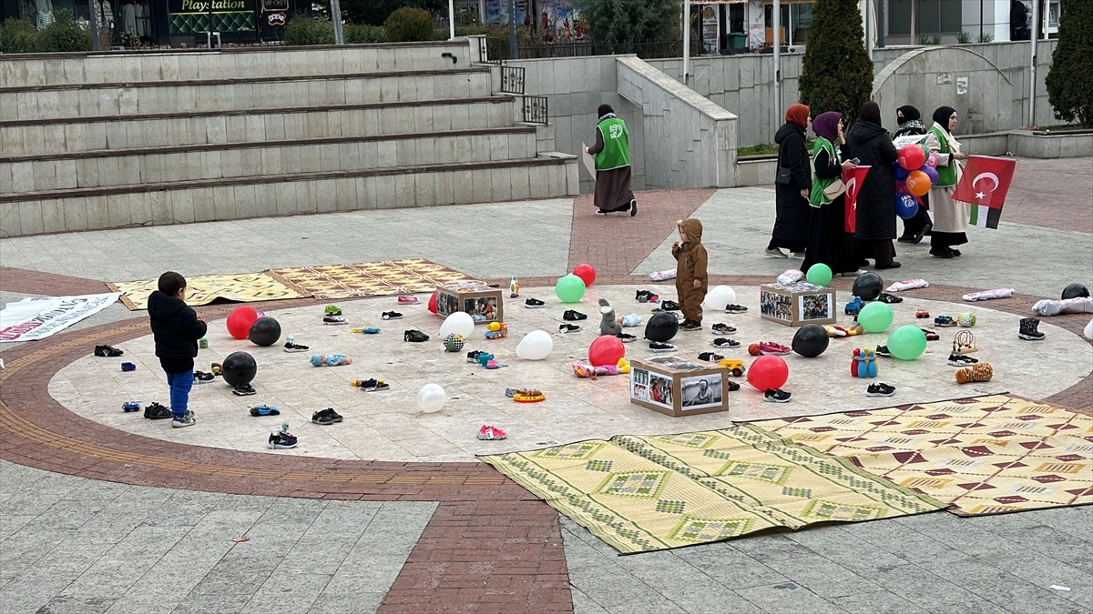 Karabük\'te İsrail\'in Gazze\'ye yönelik saldırıları protesto edildi