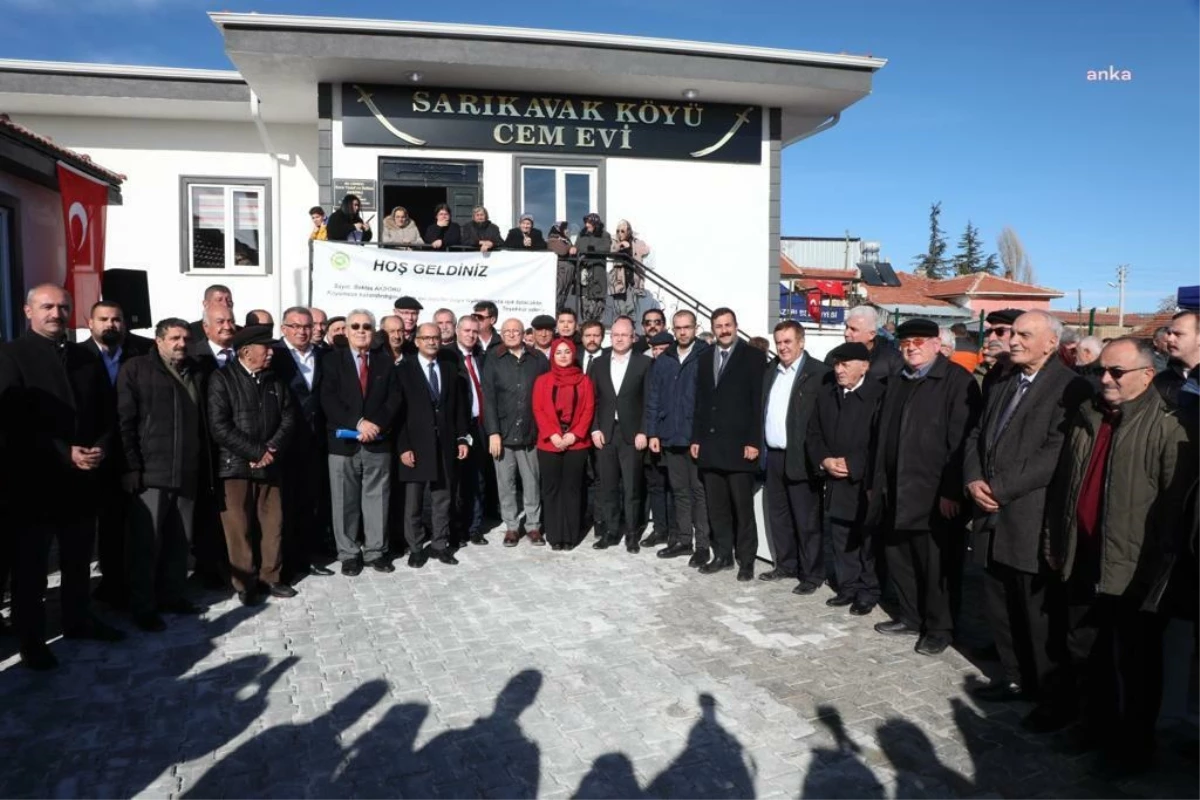 Odunpazarı Belediye Başkanı Kazım Kurt, Sarıkavak Köyü Cemevi\'nin açılışına katıldı