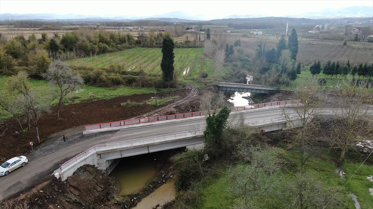 Samsun Büyükşehir Belediyesi, Karabürük ve Hamzalı Köprüleri\'ni yeniden inşa etti