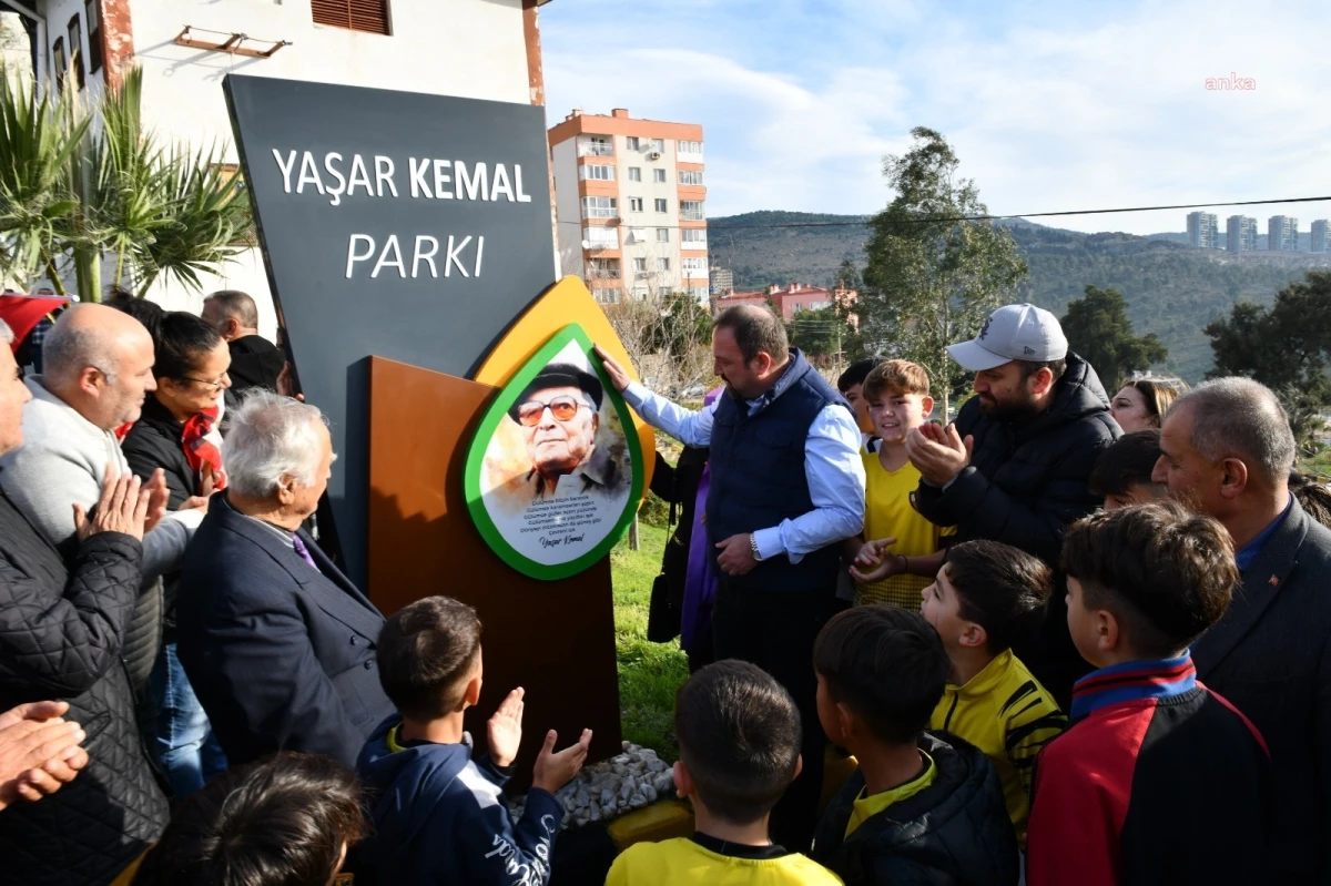 Çiğli Belediyesi, Yaşar Kemal Parkı\'nı Hizmete Açtı