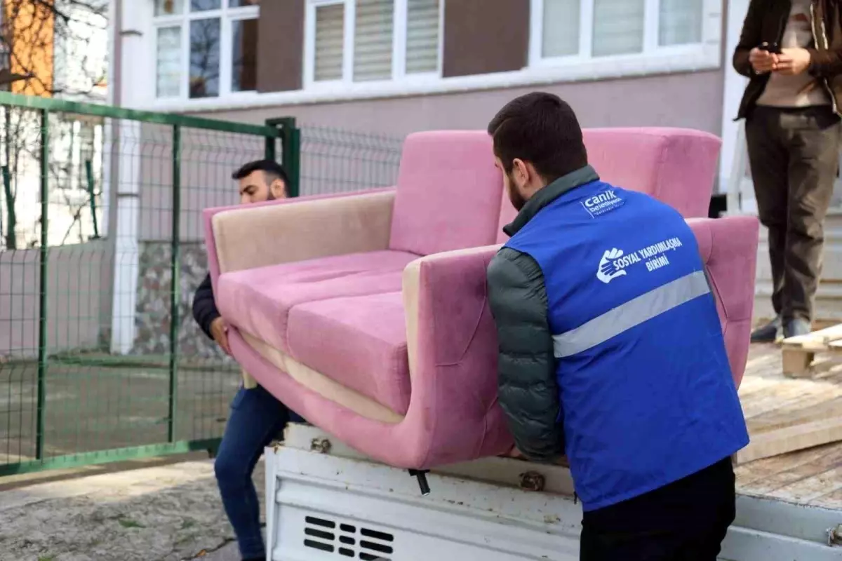 Canik Belediyesi İhtiyaç Sahiplerine Desteklerini Sürdürüyor