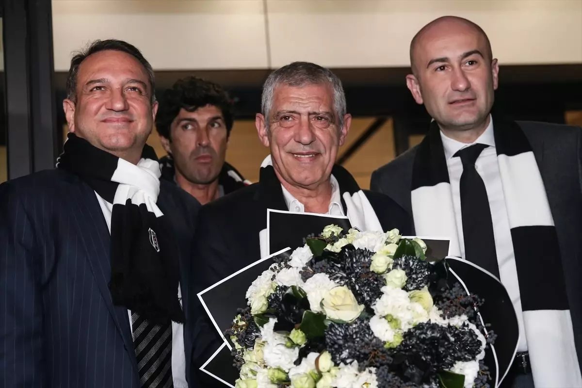 Beşiktaş\'ın yeni teknik direktörü Fernando Santos İstanbul\'a geldi