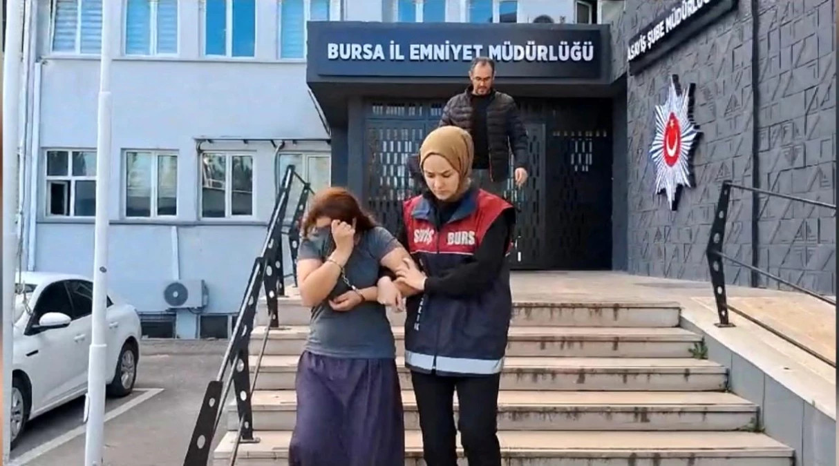 Bursa\'da yankesicilik yapan kadın şüpheli gözaltına alındı