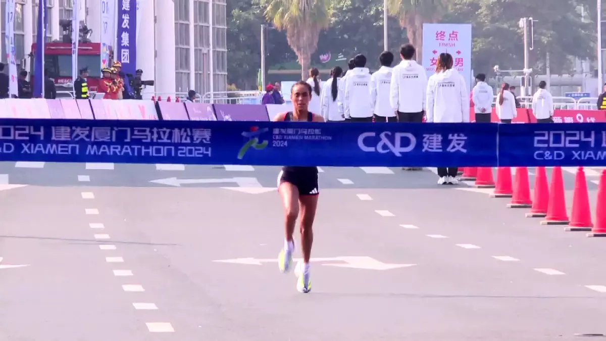 2024 Xiamen Maratonu\'nda Etiyopyalı Atletler Birinci Oldu