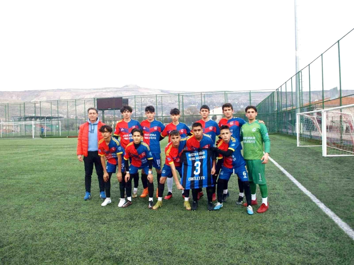 Erkiletspor U16, Erciyesgücü FK\'yı 8-0 mağlup etti