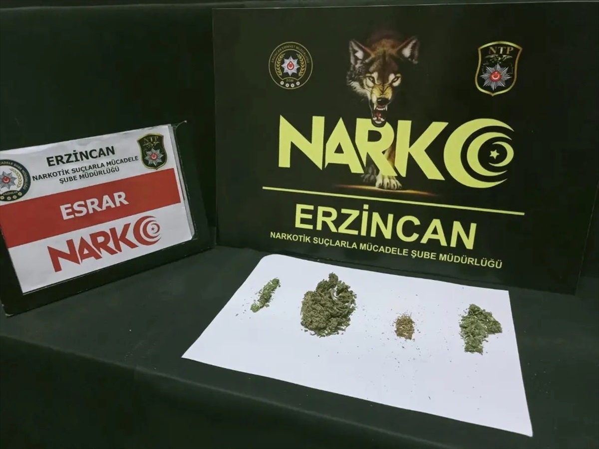 Erzincan\'da uyuşturucu ticareti yapan 2 zanlı tutuklandı