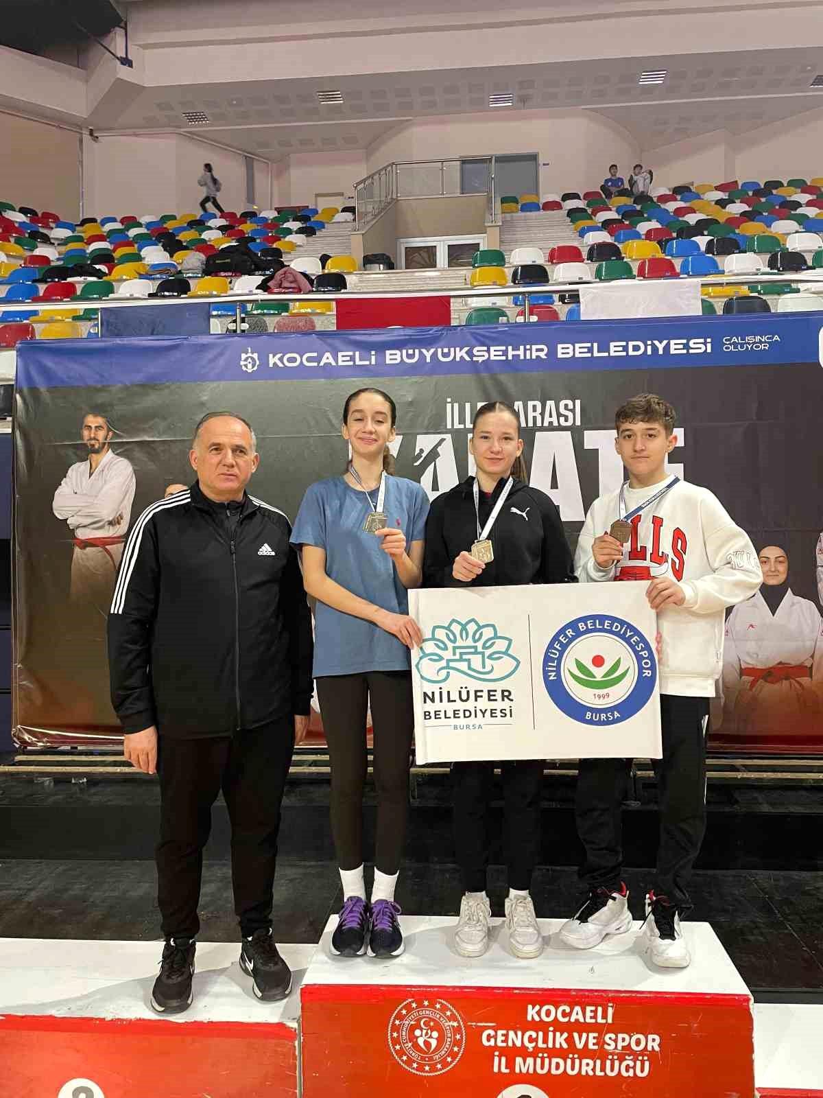 Nilüfer Belediyespor Karatecileri İller Arası Şampiyonasında Başarı Yakaladı