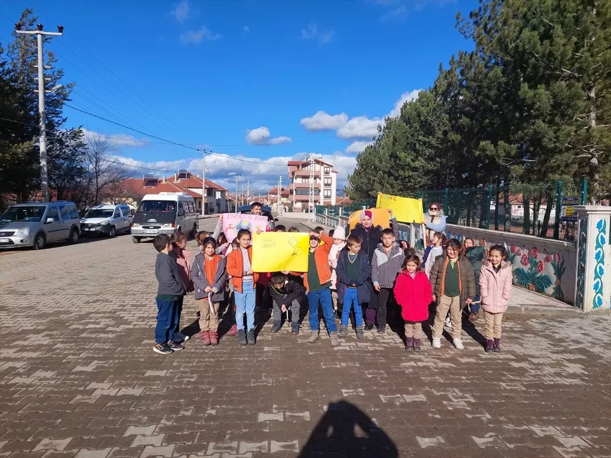 Yaylakent İlkokulu\'nda Enerji Tasarrufu Haftası etkinliği düzenlendi