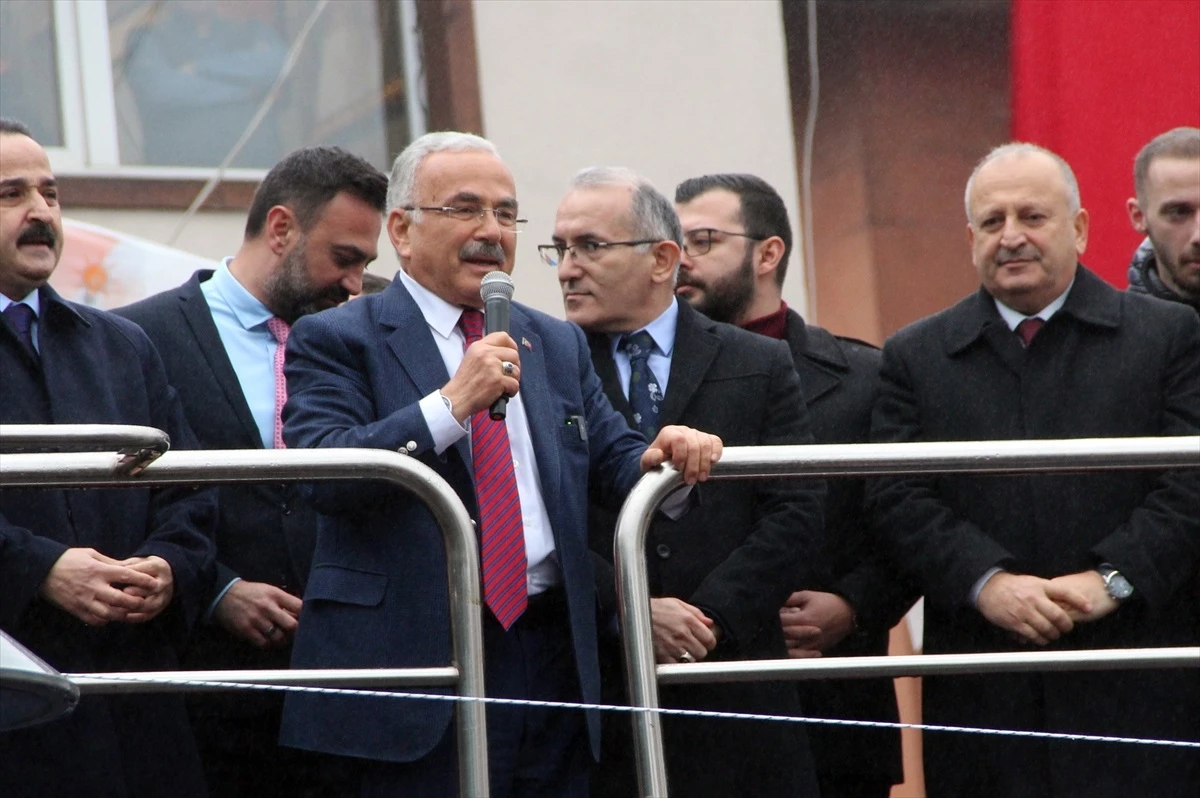 AK Parti Ordu Büyükşehir Belediye Başkan adayı Mehmet Hilmi Güler coşkuyla karşılandı