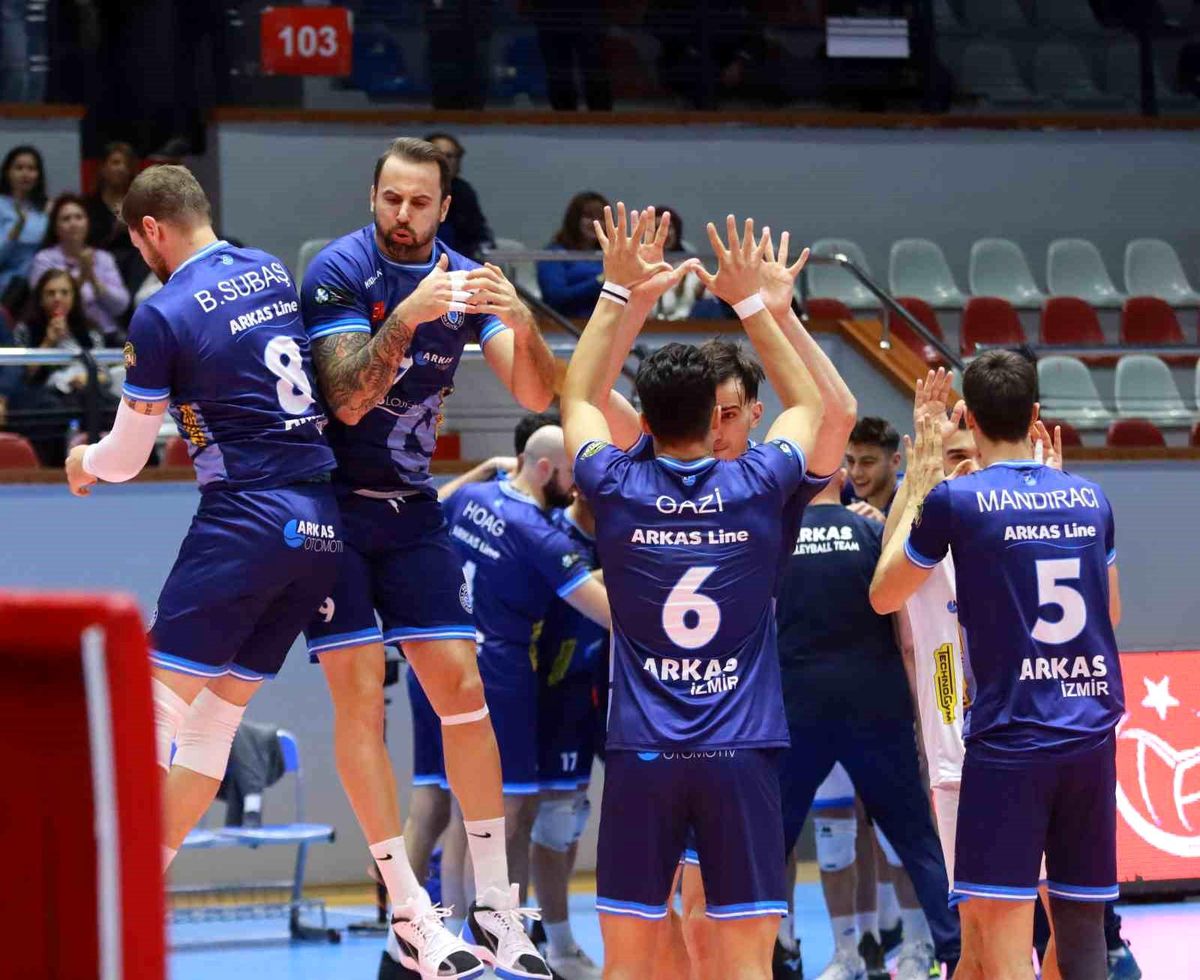 Arkas Spor, CEV Kupası play-off turunda İspanyol temsilcisi Rio Duero\'ya konuk olacak