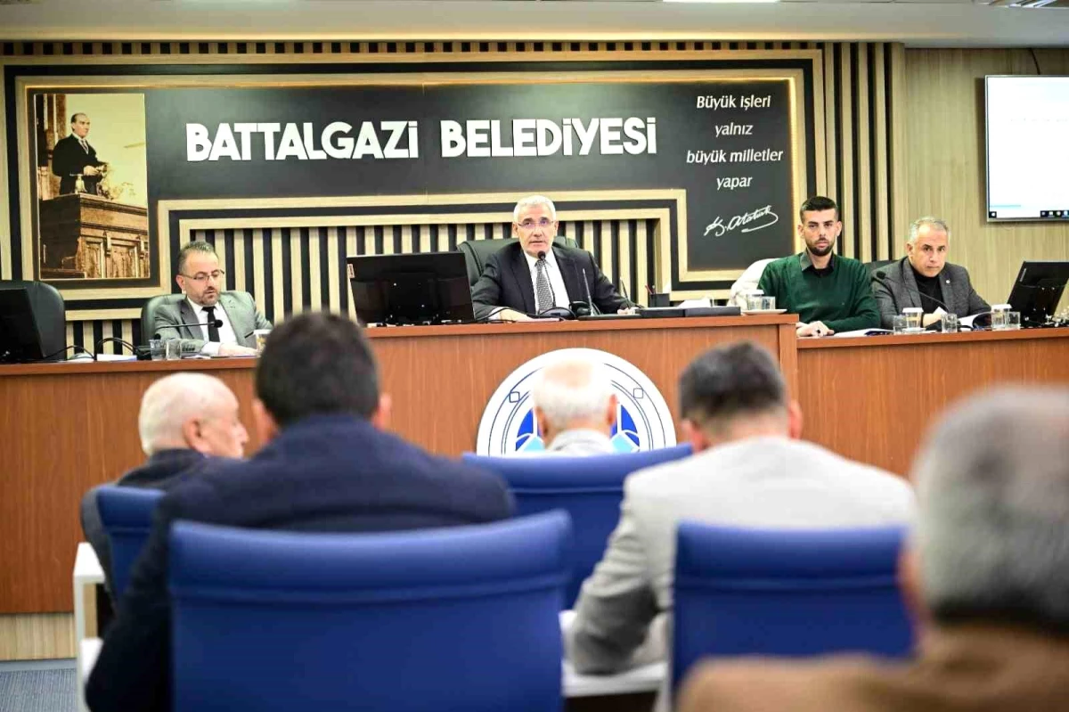 Battalgazi Belediye Meclisi Ocak Ayı Toplantısında 7 Gündem Maddesi Görüşüldü