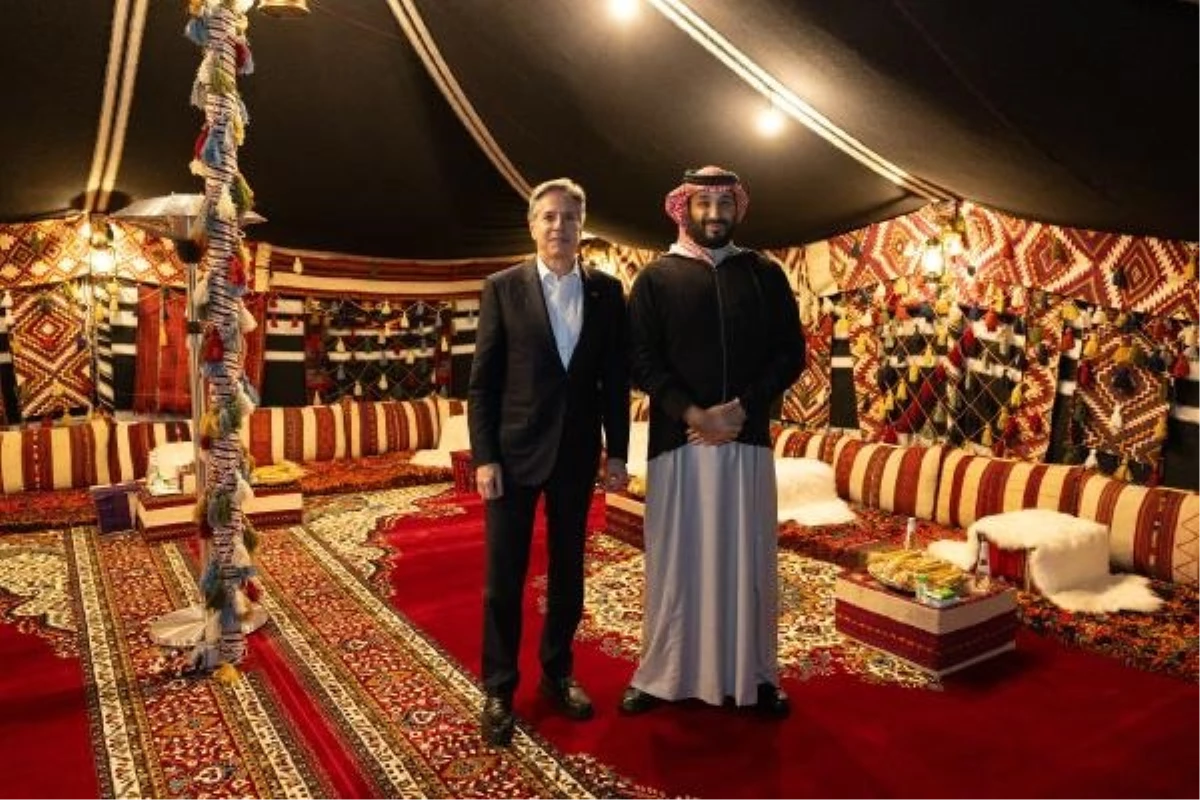 ABD Dışişleri Bakanı Blinken, Suudi Arabistan Veliaht Prensi ile Gazze\'deki insani yardımı görüştü